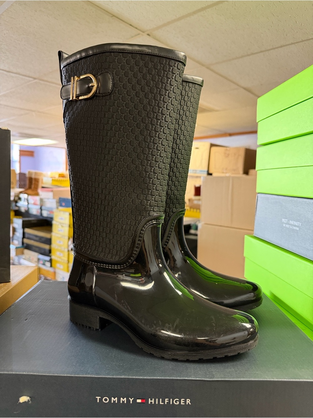 Tommy Hilfiger Fort2 Black Winter & Rain Boots
